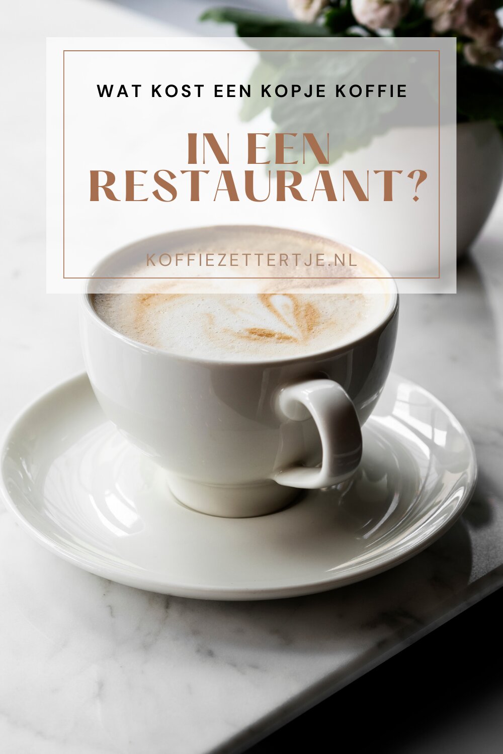 wat kost een kopje koffie in een restaurant?