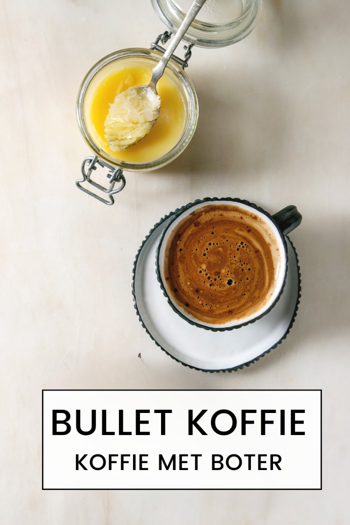 Boter in koffie: bullet koffie