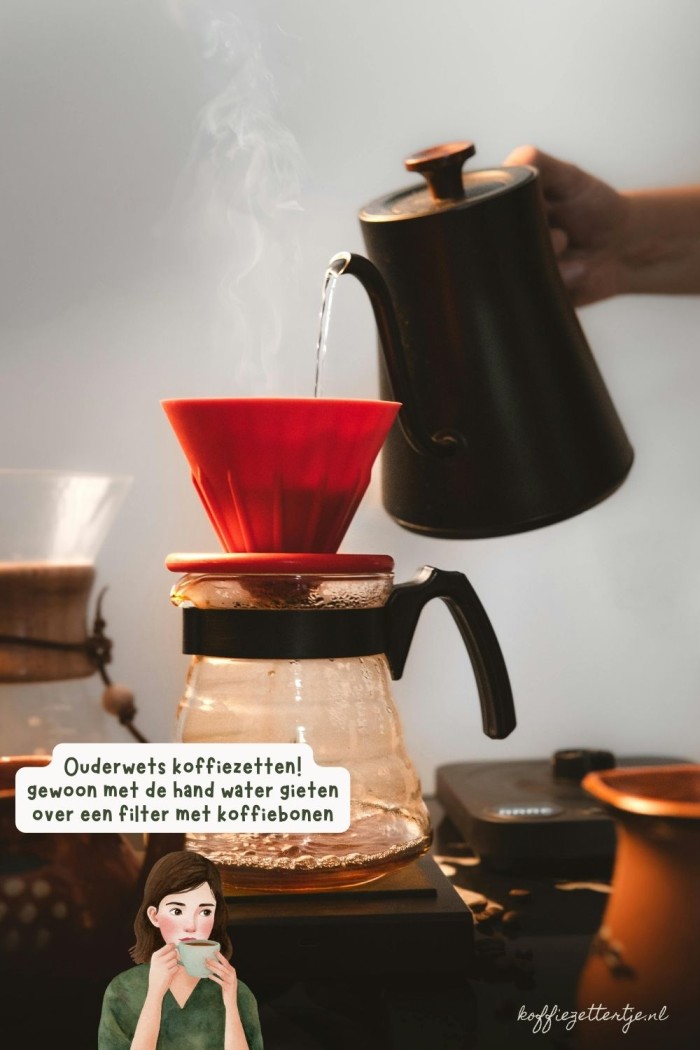 ouderwets koffiezetten