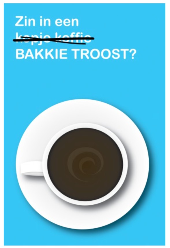 zin in een bakkie troost