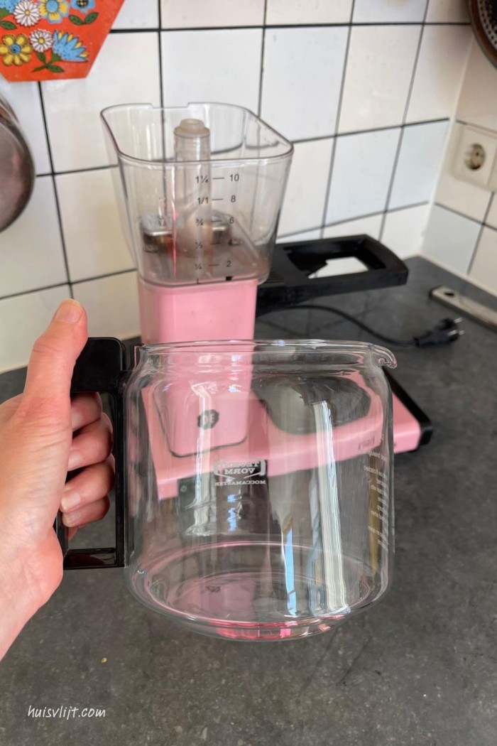 glazen koffiekan