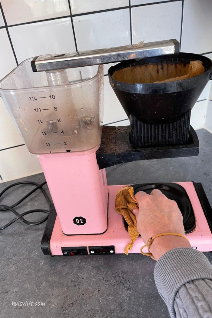koffiezet apparaat schoonmaken